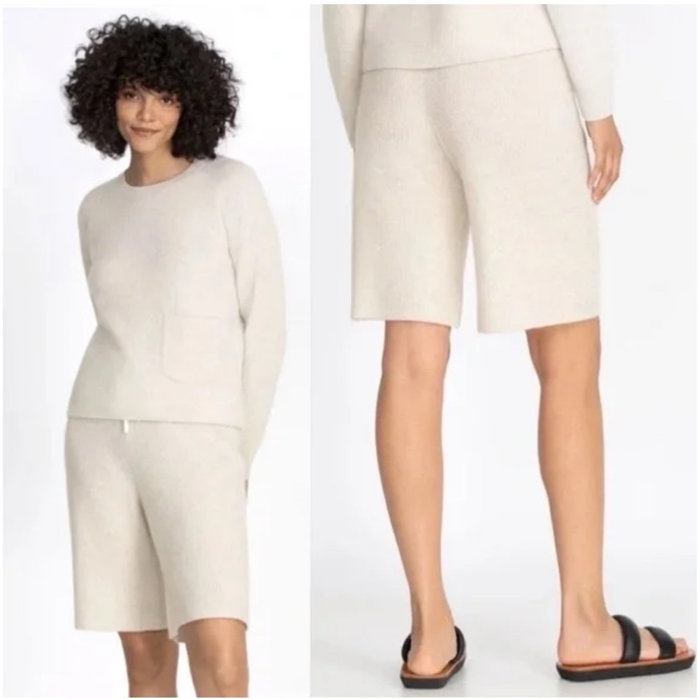 New Johnny Was Calme Ribbed Cashmere Bermuda Short